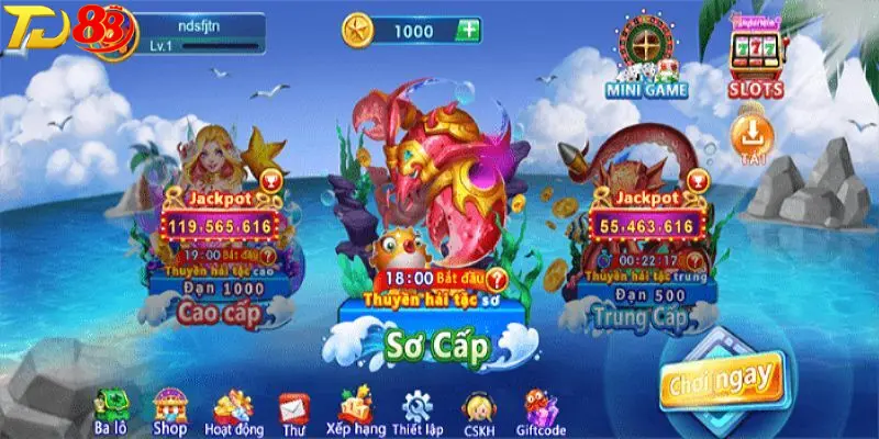 Bắn cá H5 tại TD88 mở ra một thế giới đại dương bao la