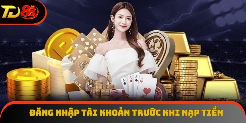 Đăng nhập tài khoản trước khi giao dịch