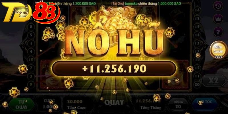 Nổ hũ thần tài TD88 thu hút hàng triệu người chơi